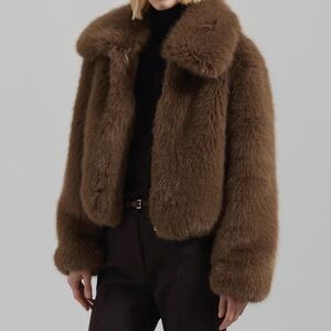 The Frankie Shop Faux Fur Jacket